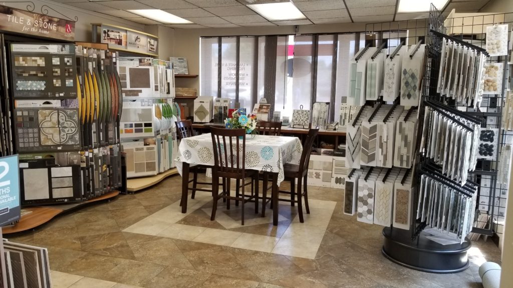 Custom Home Interiors Tile Design Table