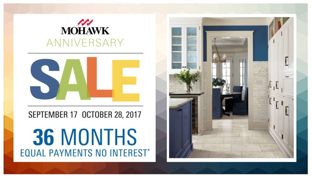 Mohawk Anniversary Sale Website Banner 2