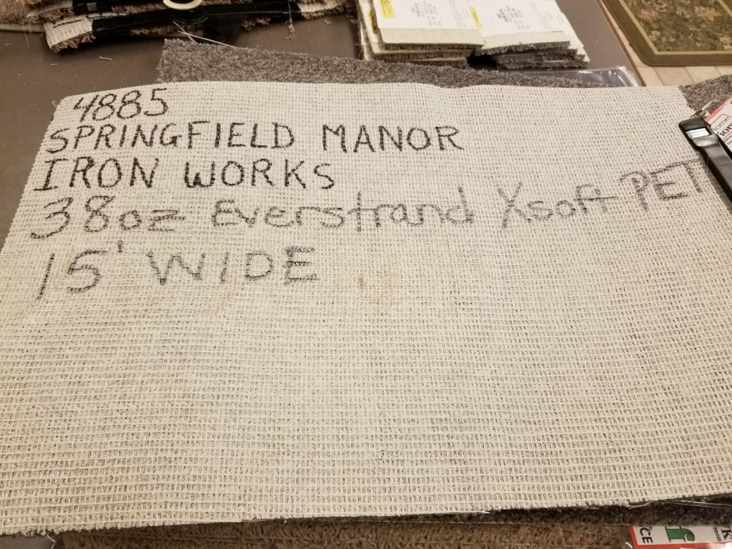 Mohawk Carpet - Springfield Estates in Iron Works - 15' Wide - In Stock Clearance - 38oz Everstrand XSoft PET