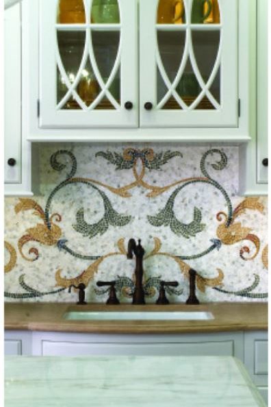 Custom Mirrored Glass Mosaics available at Custom Home Interiors! 