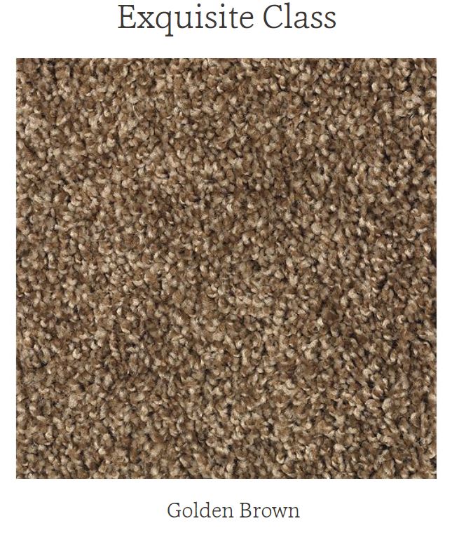 Mohawk Carpet Exquisite Class in color Golden Brown Cocoa 