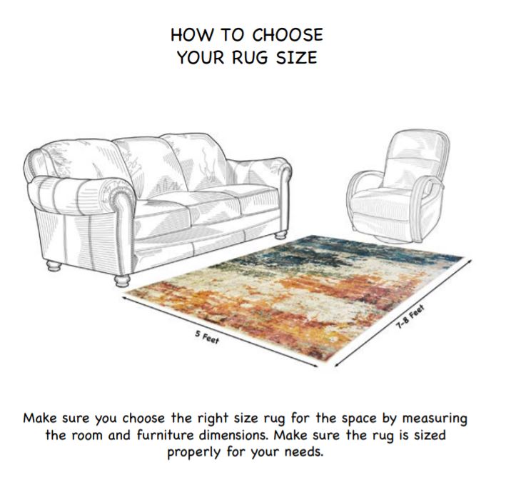 How to choose your rug size.