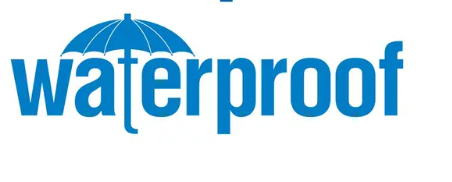 waterproof logo