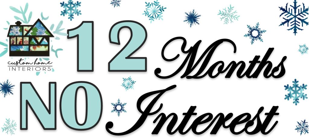 12 months no interest image winter snowflakes